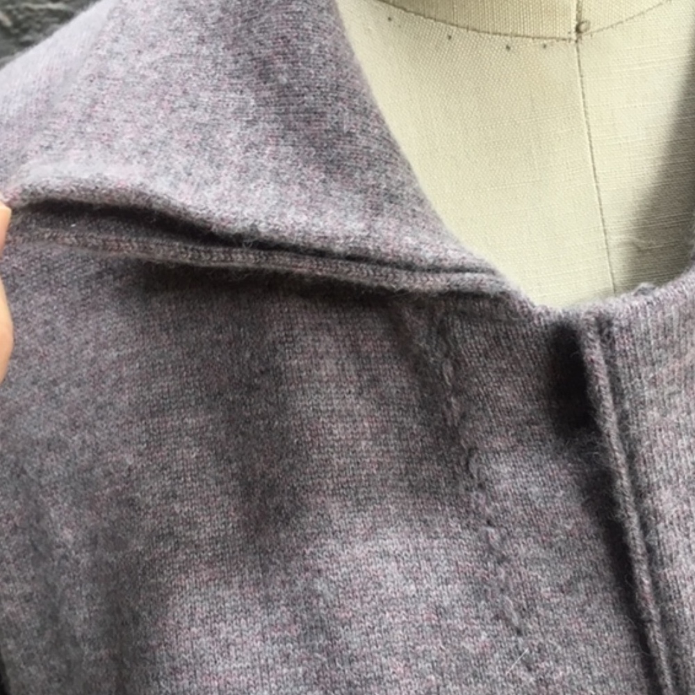 Repeat Cashmere Half long cardigan